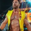 LA Knight WWE Money In The Bank Yellow Vest