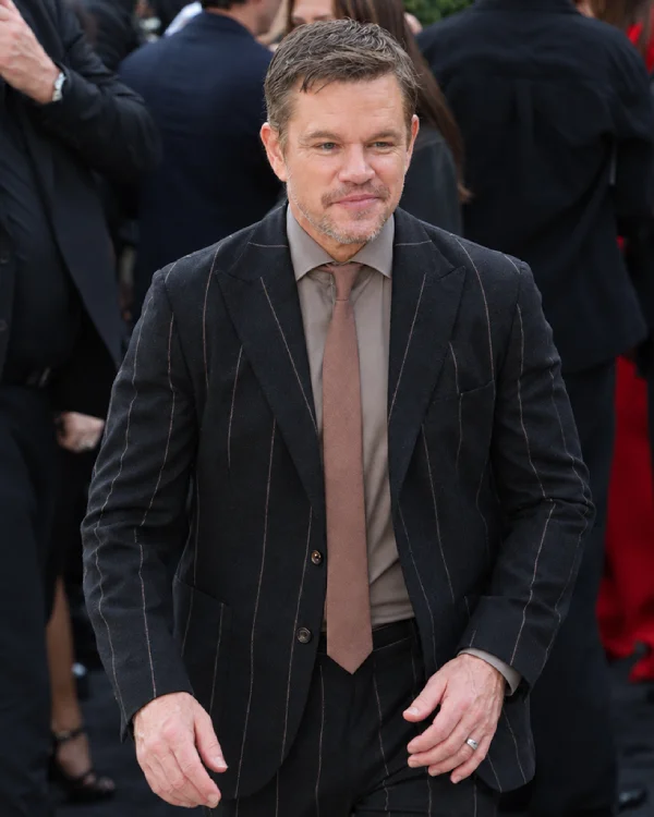 LA Premiere Matt Damon Blazer