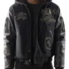 Las Vegas Raiders Antonio Pierce Black Varsity Jacket