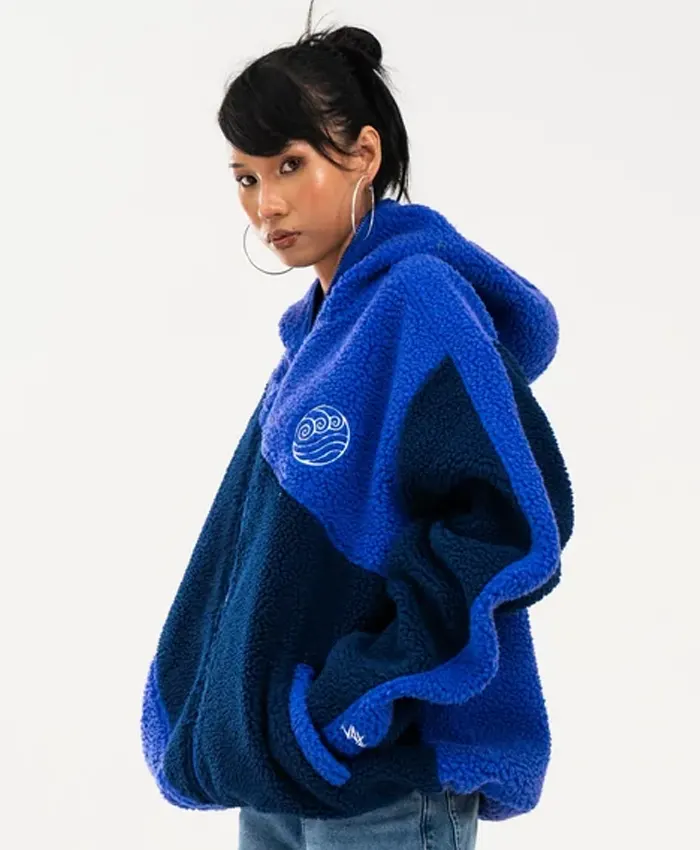 Legend of Korra Water Tribe Plush Fleece Jacket