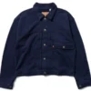 Levi’s × LOOPWHEELER × BEAMS Fleece Navy Jacket