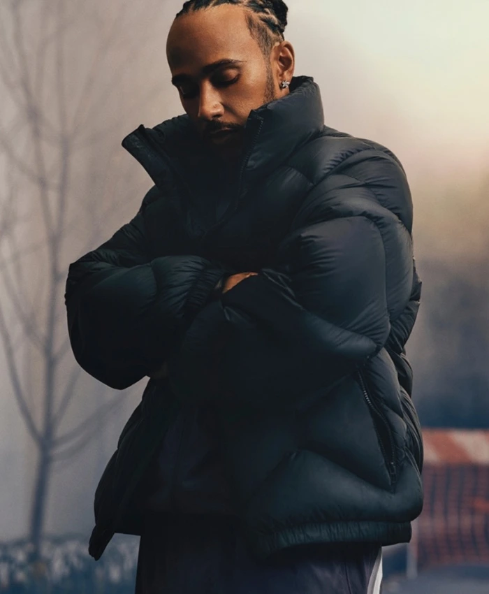 Lewis Hamilton Lululemon Stand-Neck Puffer Jacket