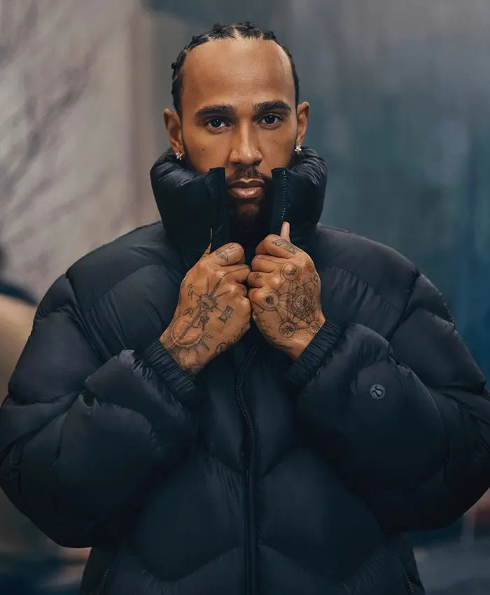 Lewis Hamilton Lululemon Stand-Neck Puffer Jacket