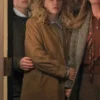 Line of Fire Clare Hollingsworth Tan Suede Jacket