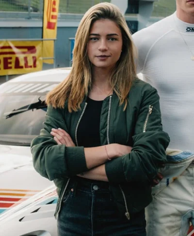 Lisa-Marie Koroll Drive – The Pretenders Green Jacket