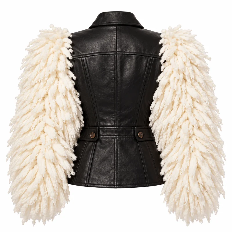 Lisa VMA 2026 Black Leather Jacket