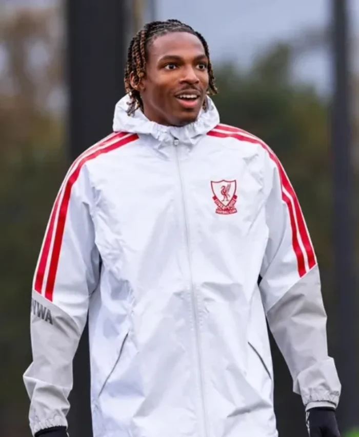 Liverpool FC 2026 Training White Hooded Jacket