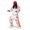 Livestream from Hell 2026 Kai Cenat White Printed Tracksuit
