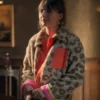 Locke and Key S02 Emilia Jones Leopard Print Jacket
