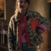 Locke and Key S02 Emilia Jones Leopard Print Jacket