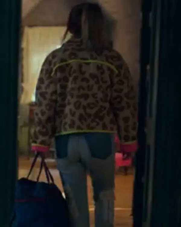 Locke and Key S02 Emilia Jones Leopard Print Jacket