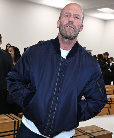 London Fashion Week Jason Statham Bomber Jacket