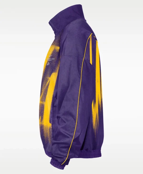 Los Angeles Lakers Nike Purple Woven Basketball Jacket