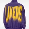 Los Angeles Lakers Nike Purple Woven Basketball Jacket