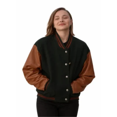 Love Language 2026 Chloe Grace Moretz Varsity Jacket
