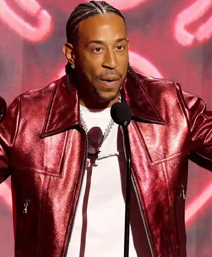 Ludacris iHeartRadio Awards Red Real Leather Jacket