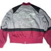 Luxury Black Gold Satin Streetwear Jacket