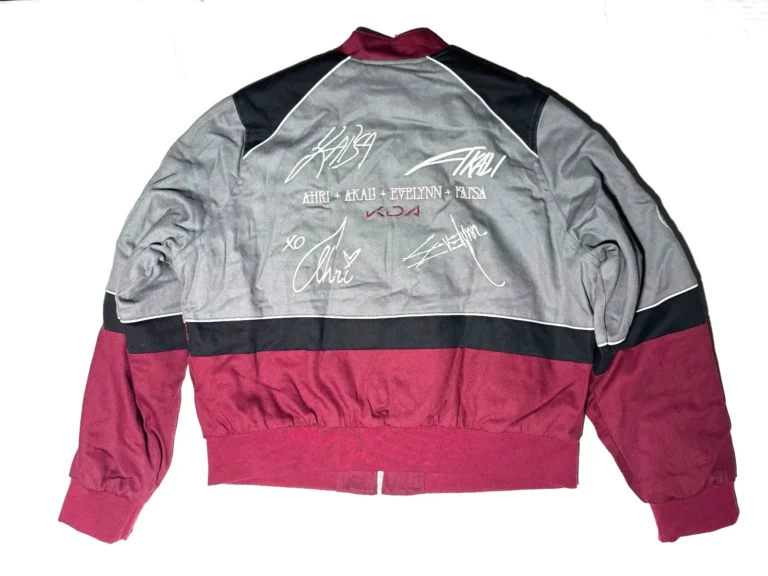 Luxury Black Gold Satin Streetwear Jacket