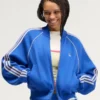 Luxury Blue Fleece adidas SST Track Jacket