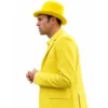 Luxury Electric Yellow Showman Formal Suit
