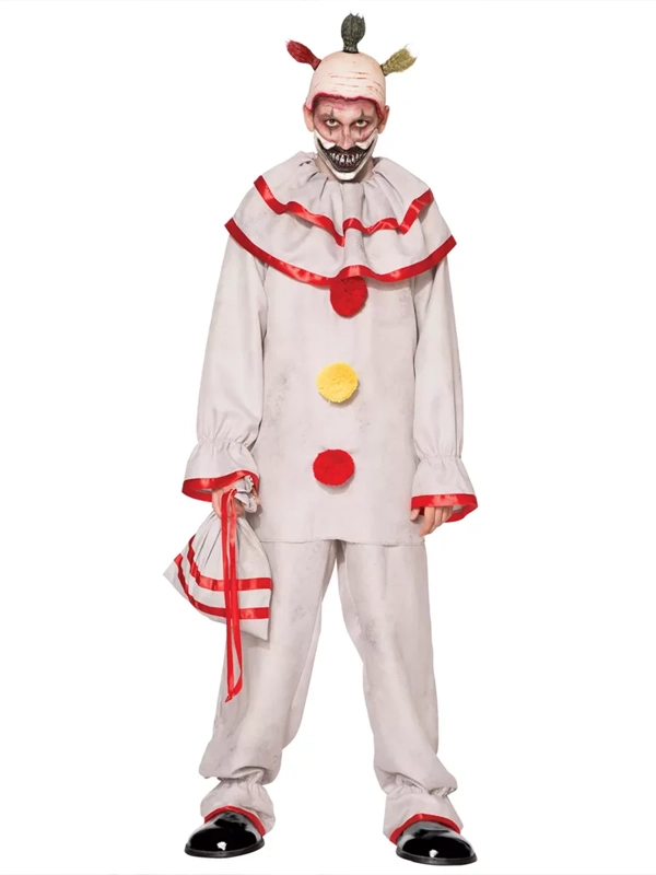 Luxury Off White Twisty Clown Streetwear Costume