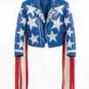 Macho Man Inspired Fringe Leather Jacket