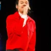 Madison Square Garden Harry Styles Red Jacket