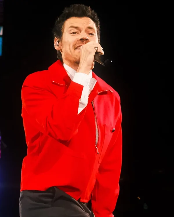Madison Square Garden Harry Styles Red Jacket