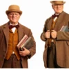 Malcolm McDowell Cecil Peck Brown Wool Coat 2026