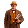 Malcolm McDowell Last Train to Fortune Brown Coat