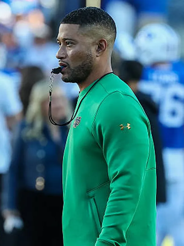 Marcus Freeman Notre Dame Sideline Outerwear 2026
