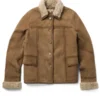 Marshals S02 Dolly Weaver Shearling Suede Jacket
