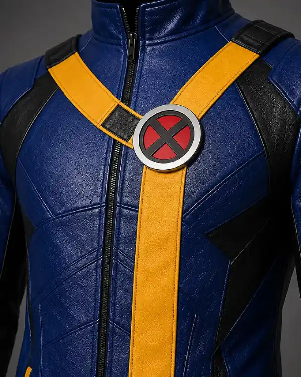 Marvel X-Men 97 Cyclops Blue Tactical Jacket