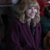 Mary Steenburgen A Dog’s Perfect Christmas Red Coat