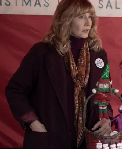 Mary Steenburgen A Dog’s Perfect Christmas Wool Coat