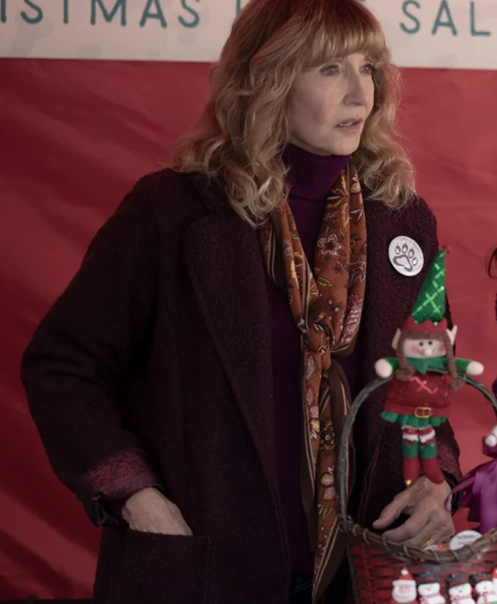 Mary Steenburgen A Dog’s Perfect Christmas Wool Coat