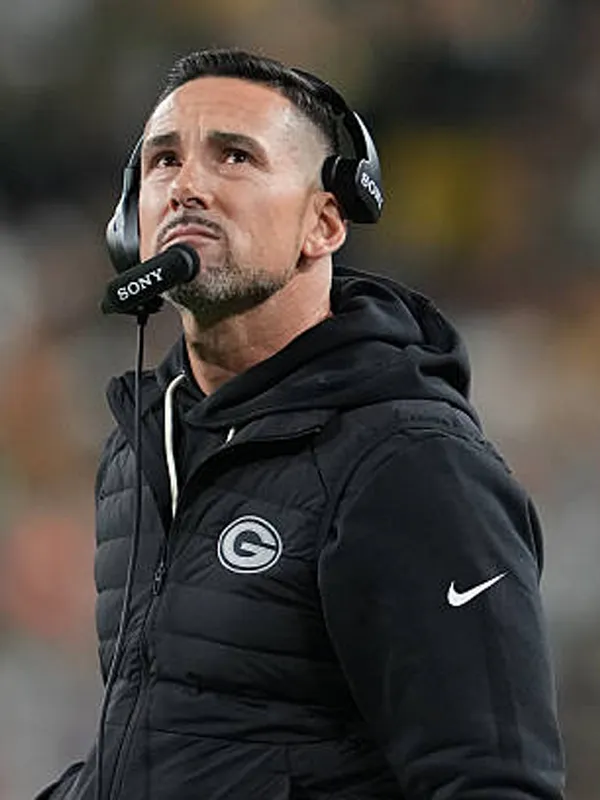 Matt LaFleur Green Bay Packers Green Zipper Vest