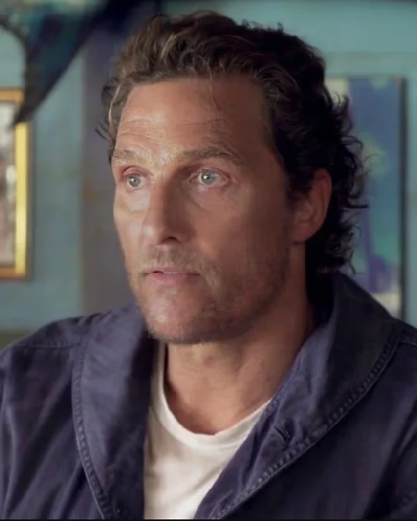 Matthew McConaughey Serenity Cotton Blue Jacket