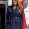 Melania Trump XI Summit White House Blue Coat