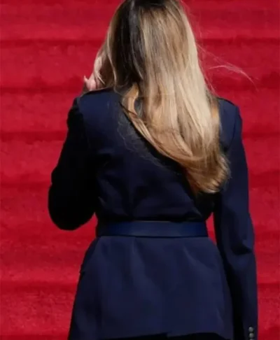 Melania Trump XI Summit White House Blue Coat