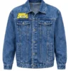 Members Only Spongebob Denim Jean Trucker Jacket