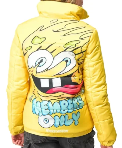 Members Only x Nickelodeon Spongebob Puffer Jacket