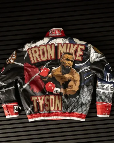 Men Black Real Leather Heavyweight Boxing Jacket