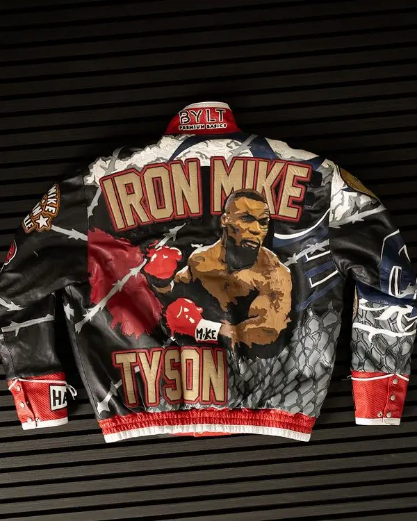 Men Black Real Leather Heavyweight Boxing Jacket