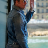 Men Brad Pitt Indigo Button Up Denim Jacket