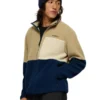 Men Color Block High Pile Fleece Outerwear