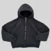 Men Industrial Style Workwear Fleece Jacket
