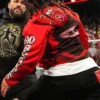 Men Jacob Fatu Red Wolf Zipper Jacket