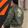 Men Landon Robinson Fleece Streetwear Bomber