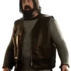 Men Mark Strange Black Zip Up Vest